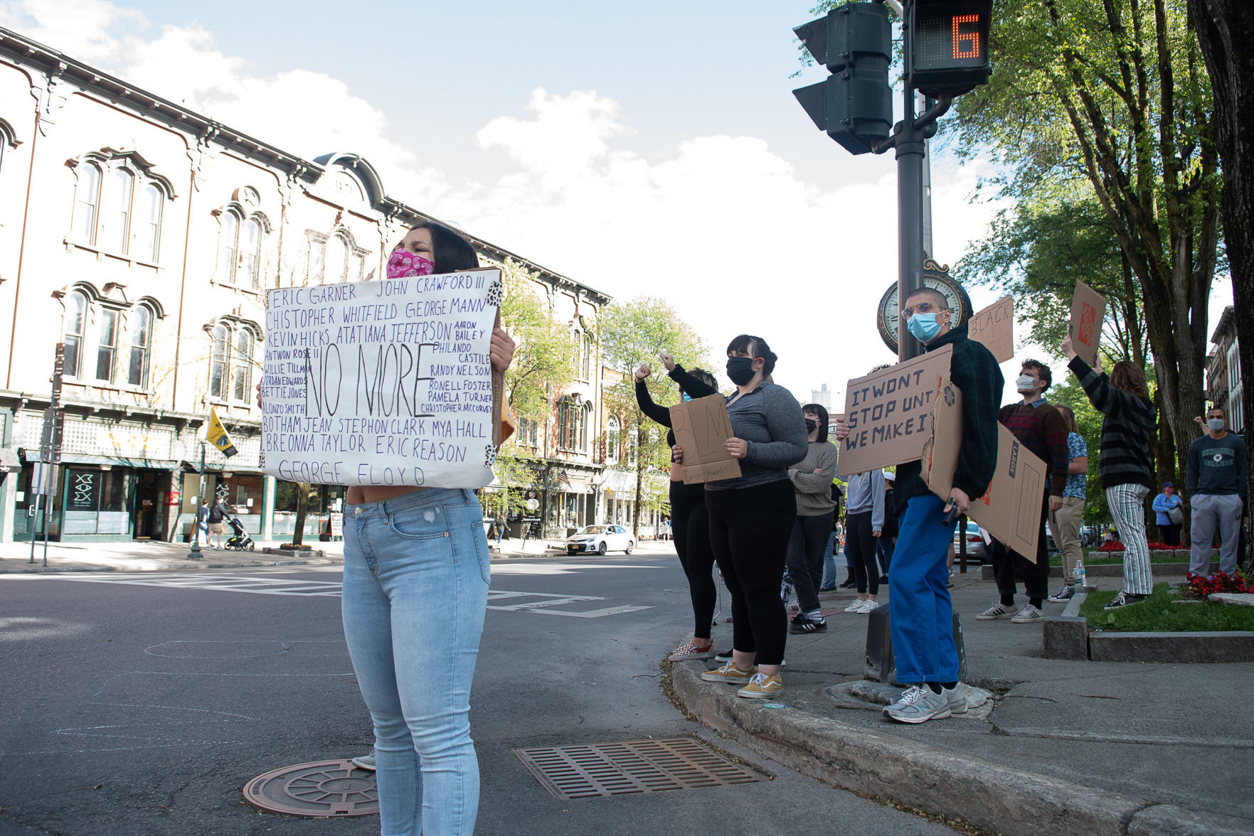 Saratoga Springs protest